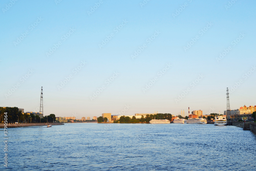 View of Neva river, St.Petersburg
