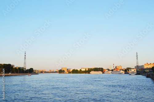 View of Neva river, St.Petersburg