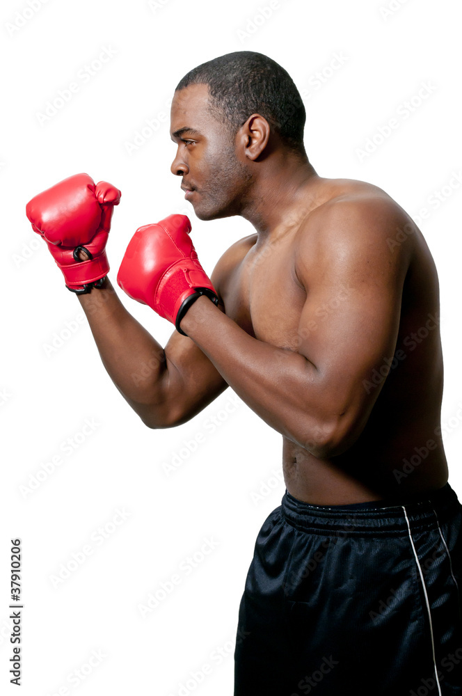 Black Man Boxer