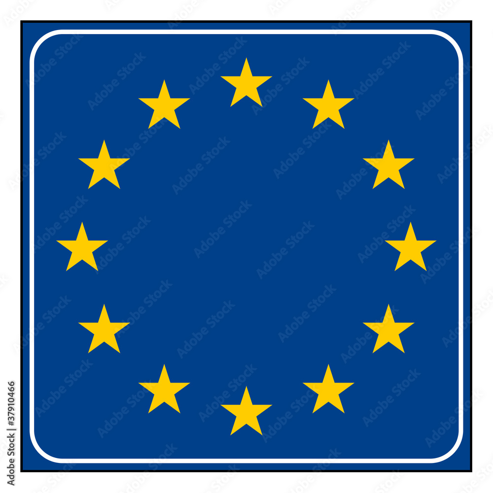 Spain or Spanish road sign Spain or Spanish road sign