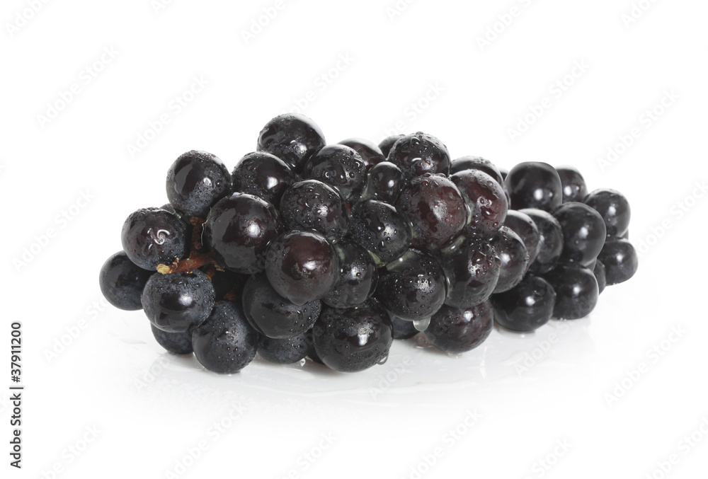 Grapes on white background Grapes on white background