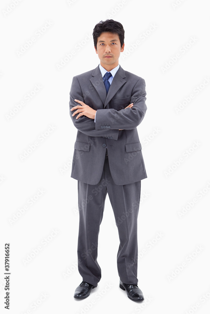 Portrait of a businessman with the arms crossed Portrait of a businessman with the arms crossed