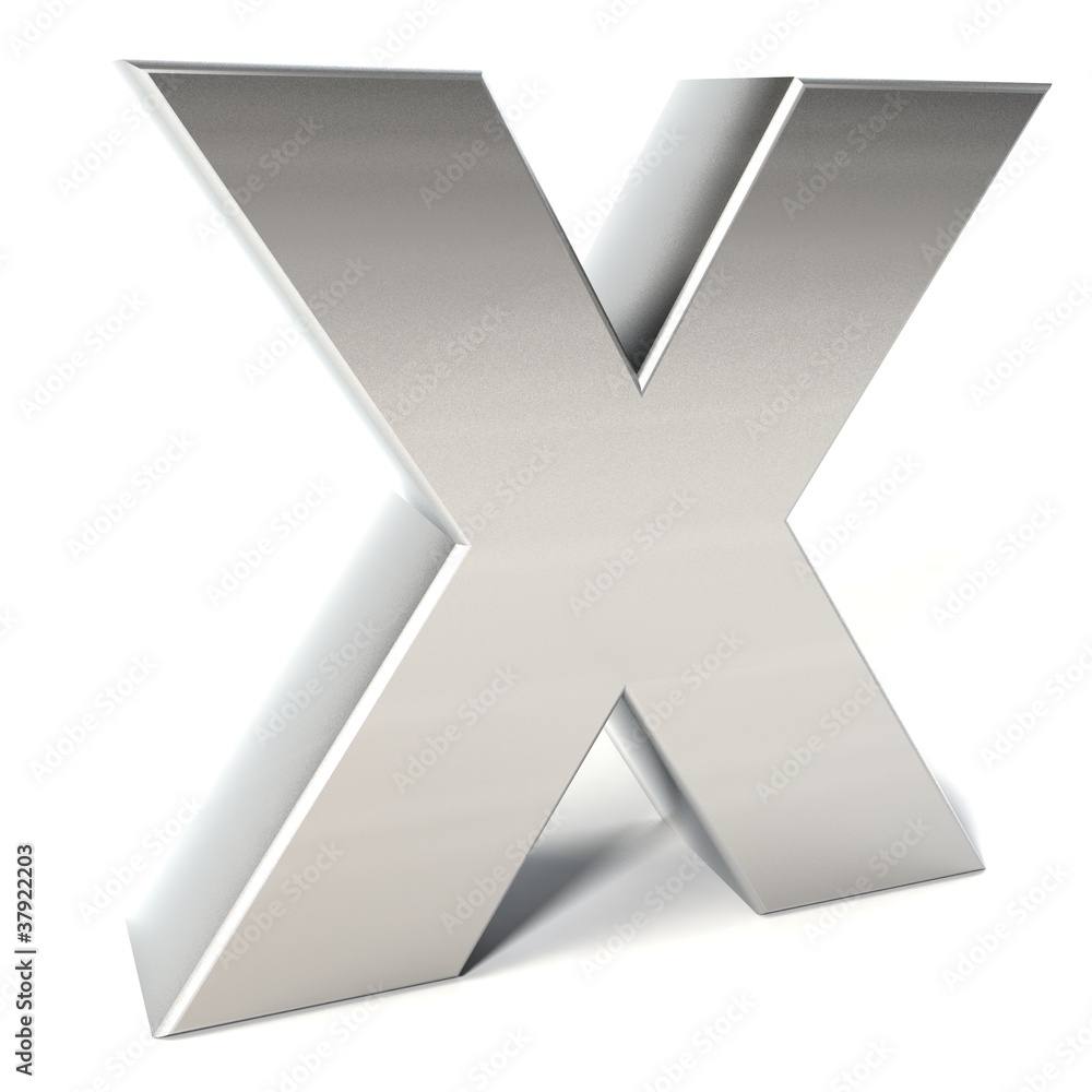 Obraz premium Lettre X