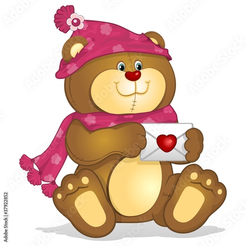 Teddy love letter