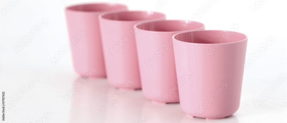 Obraz premium becher in rosa