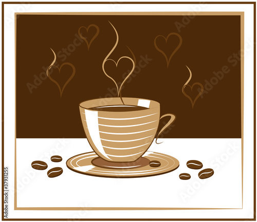 kaffetasse braun