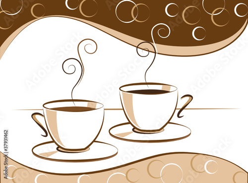 zwei kaffeetassen