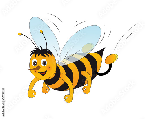 Fröhliche Biene