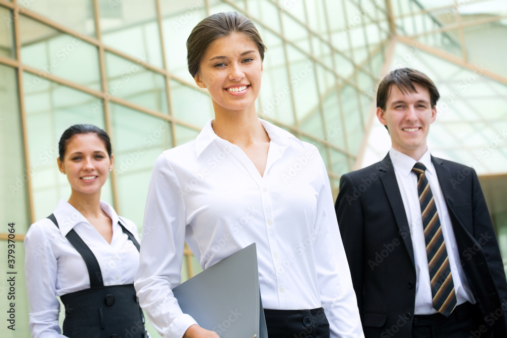 Young business people