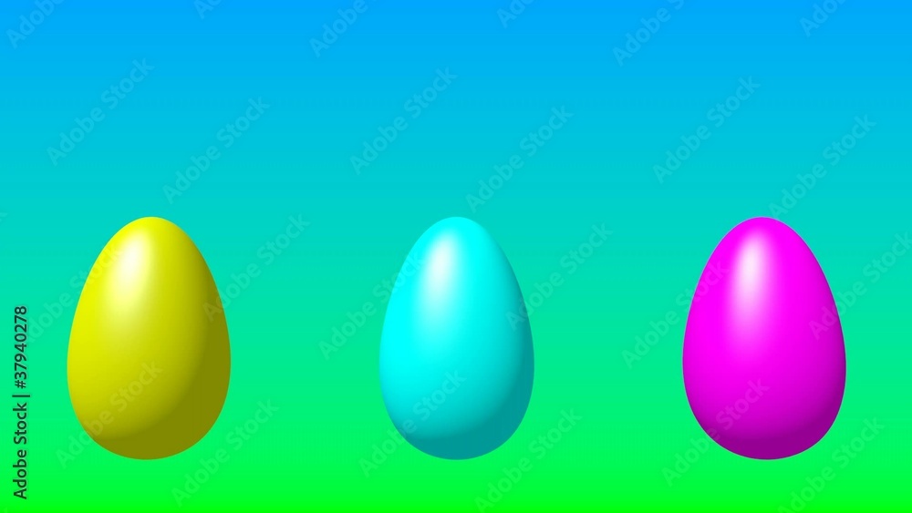 Bunte Ostereier Animation Bunte Ostereier Animation