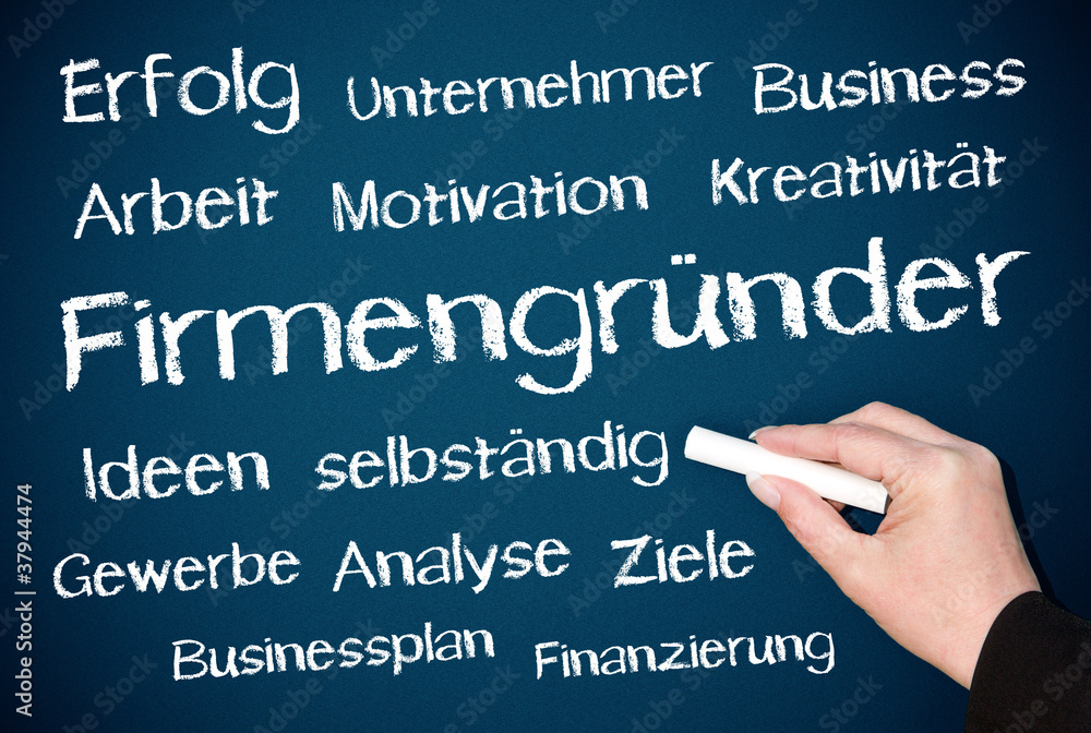 Firmengründer oder Existenzgründung