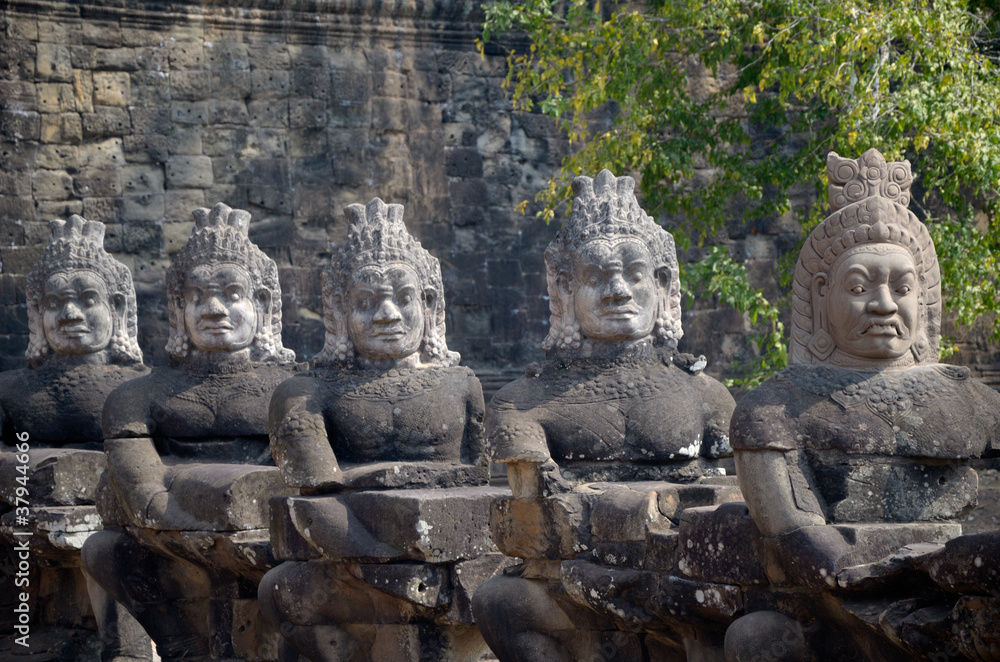 Warrior guardian of Angkor Wat
