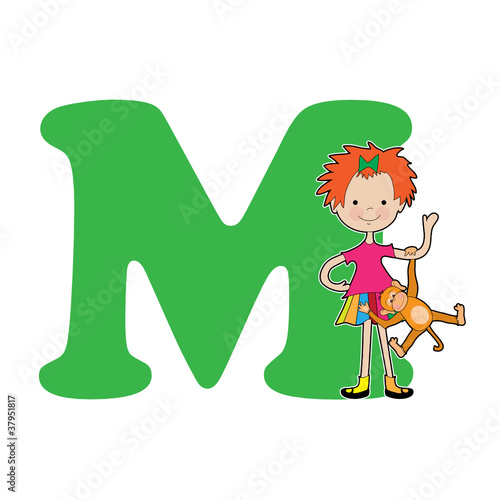Alphabet Girl M