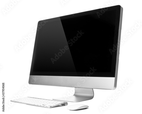 Desktop computer with wireless keyboard and mouse