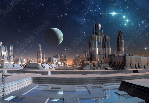 Fototapeta Naklejka Na Ścianę i Meble -  Modern City Skyline