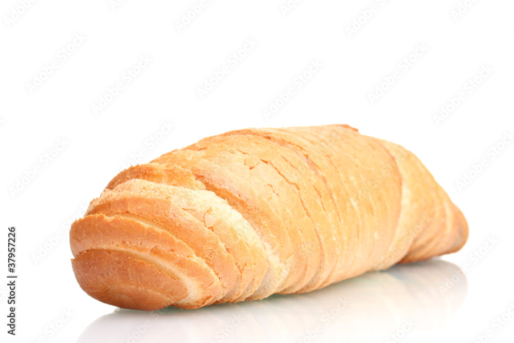 tasty sliced white bread isolated on white tasty sliced white bread isolated on white
