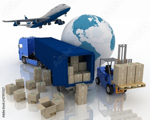 types of transport of transporting are loads.