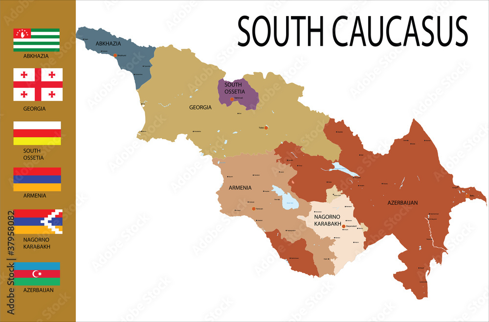 Obraz premium South caucasus.