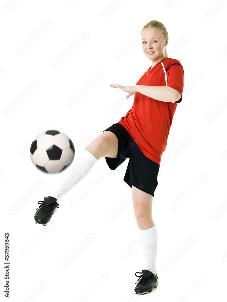 Soccer woman
