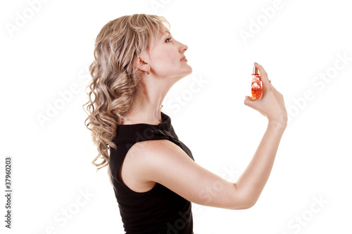 woman with perfumes