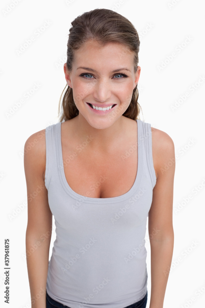 Portrait of a smiling woman Portrait of a smiling woman