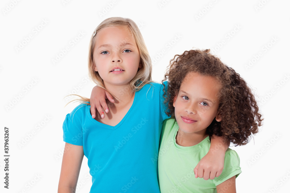 Young friends posing Young friends posing