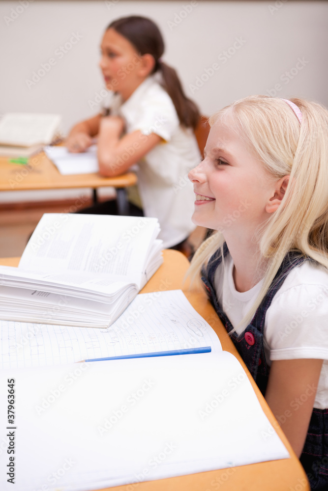 Portrait of pupils smiling Portrait of pupils smiling