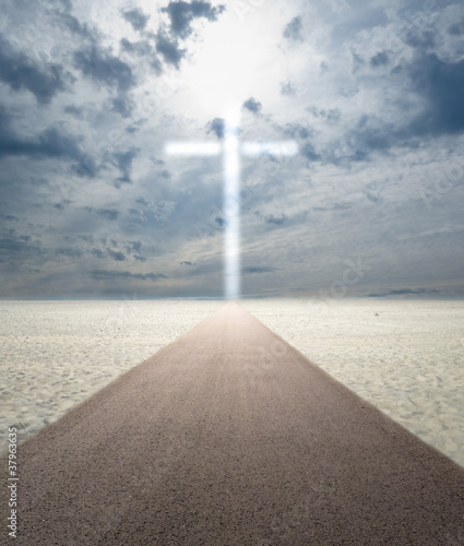 Canvas Print Road to Salvation