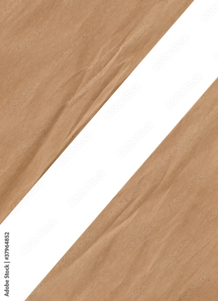 Naklejka premium Brown wrapping paper background