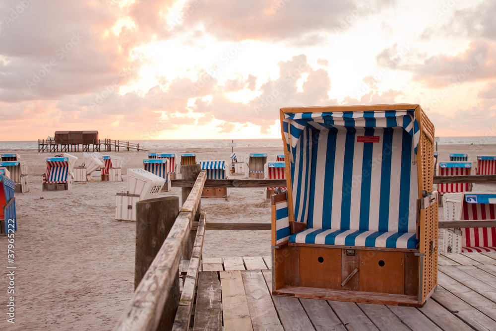 Abendstimmung am Strand Abendstimmung am Strand