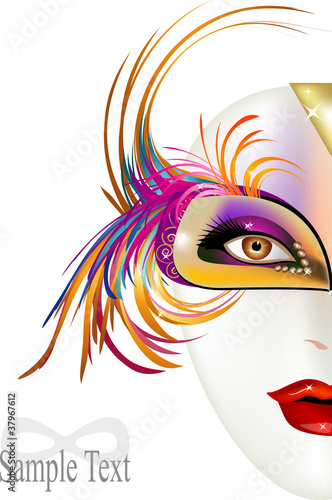 Maschera Carnevale - donna