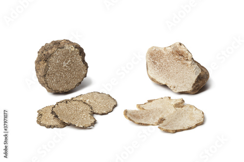 Black and white truffle