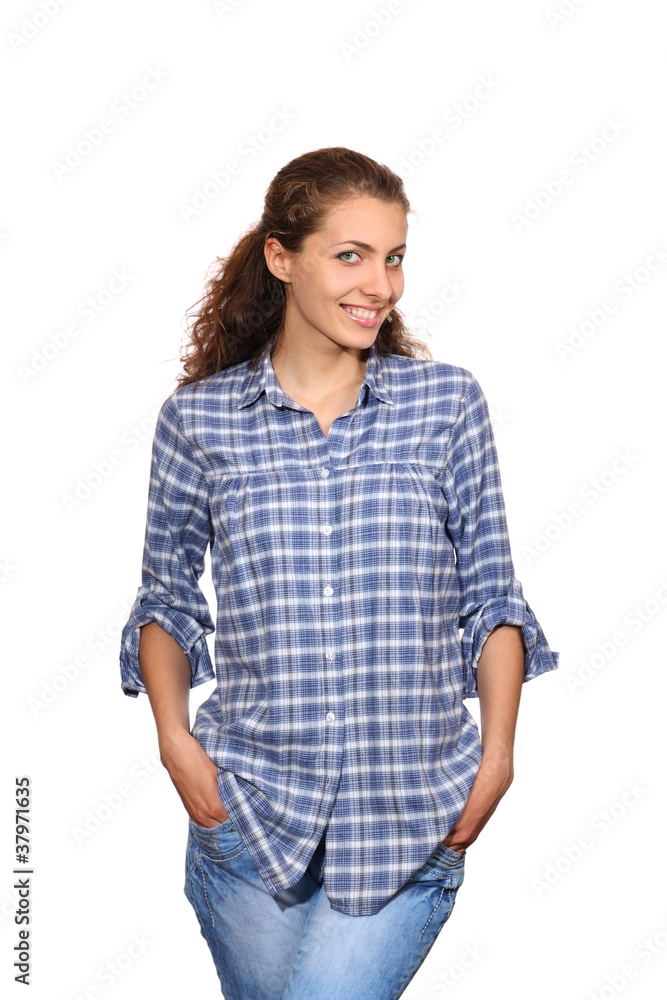 Beautiful girl smiling Beautiful girl smiling