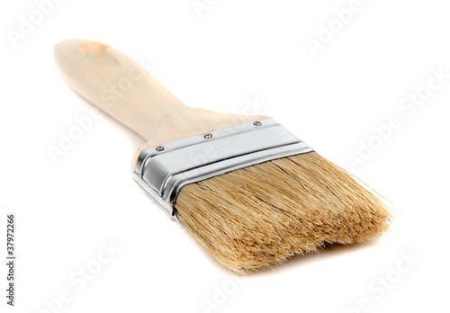 wooden paint brush photo