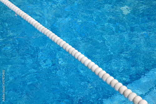 Poolboy in a swimming pool