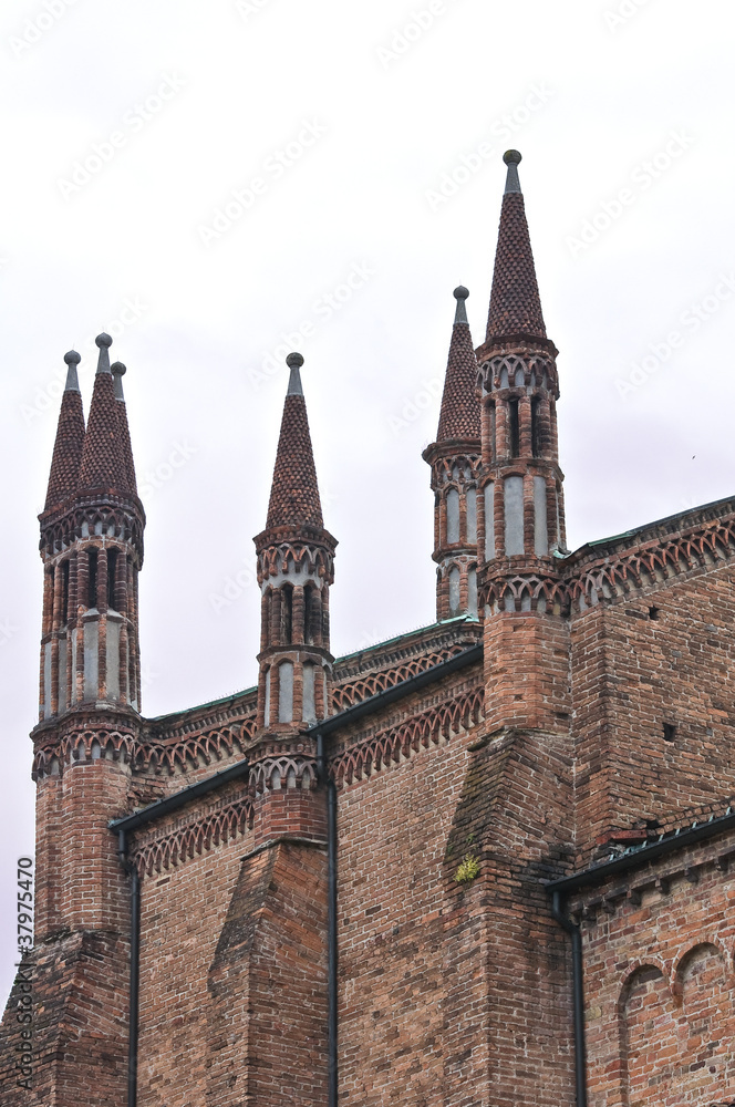 Fototapeta premium St. Antonino Basilica. Piacenza. Emilia-Romagna. Italy.