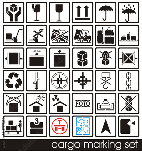 cargo marking set