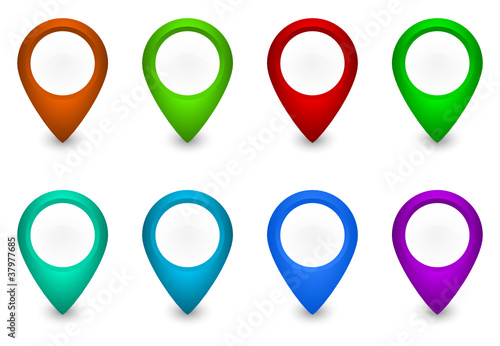 Free Download set of colorful pointers - GFXLoad