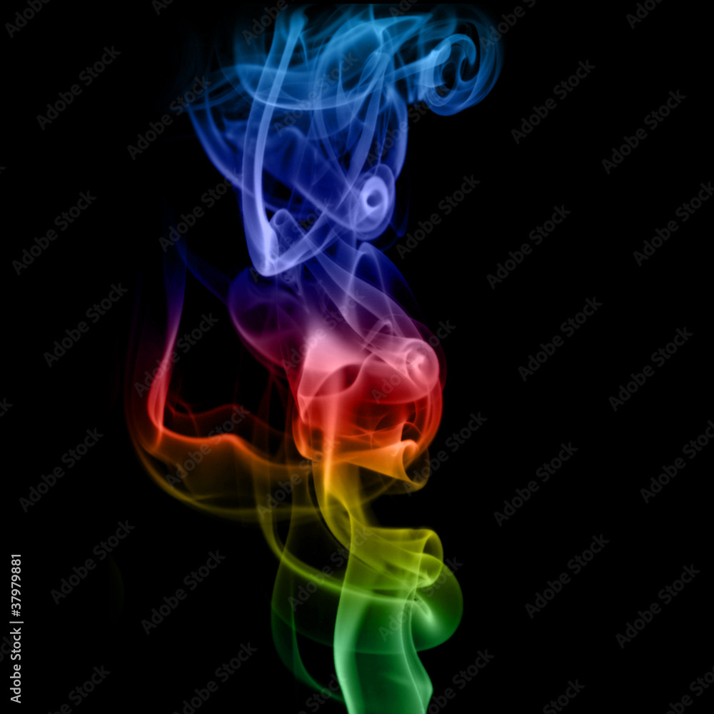 Rainbow smoke Rainbow smoke