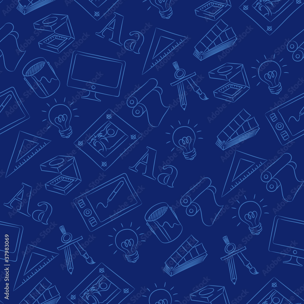 Seamless Doodle - Graphic Design Seamless Doodle - Graphic Design