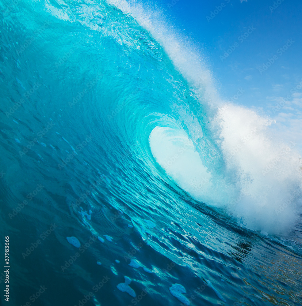 Obraz premium Blue Ocean Wave