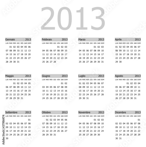 Calendario 2013 Neutro