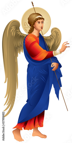 Angel in vector