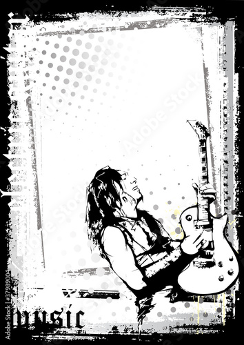 guitarist poster