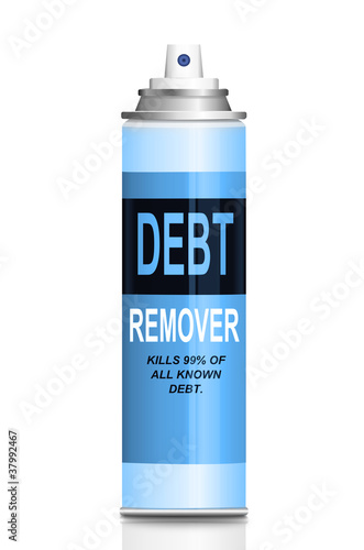 Debt relief concept.