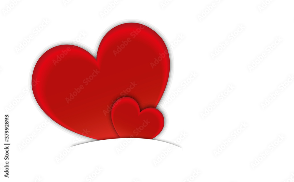Valentine card and sweet hearts. Valentine card and sweet hearts.