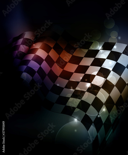 Dark Checkered Background