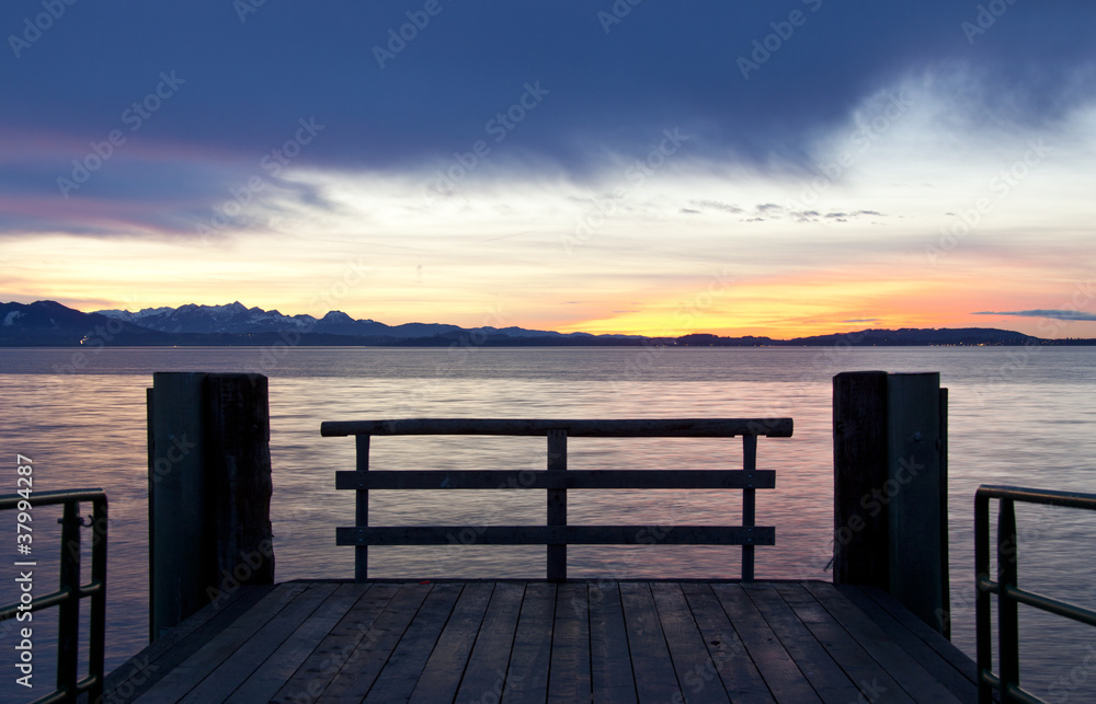 Obraz premium CHIEMSEE_STEG