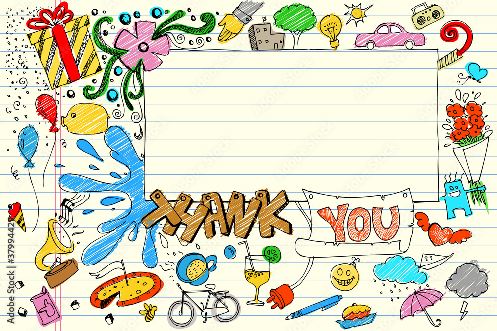 Thank You Doodle Thank You Doodle