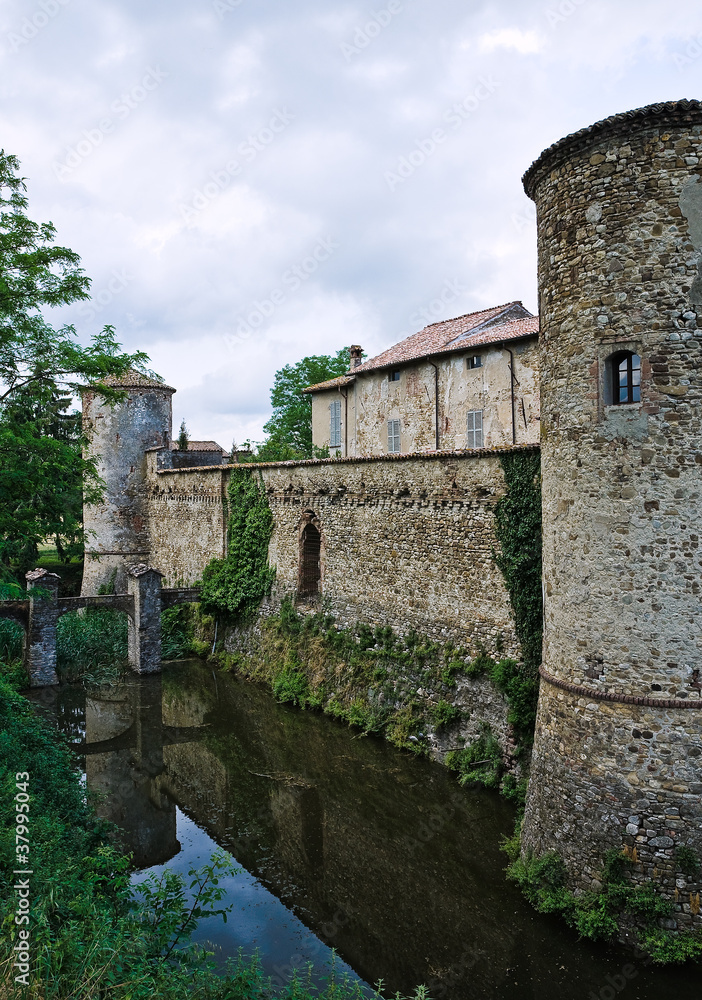 Castle of Lisignano. Emilia-Romagna. Italy. Castle of Lisignano. Emilia-Romagna. Italy.
